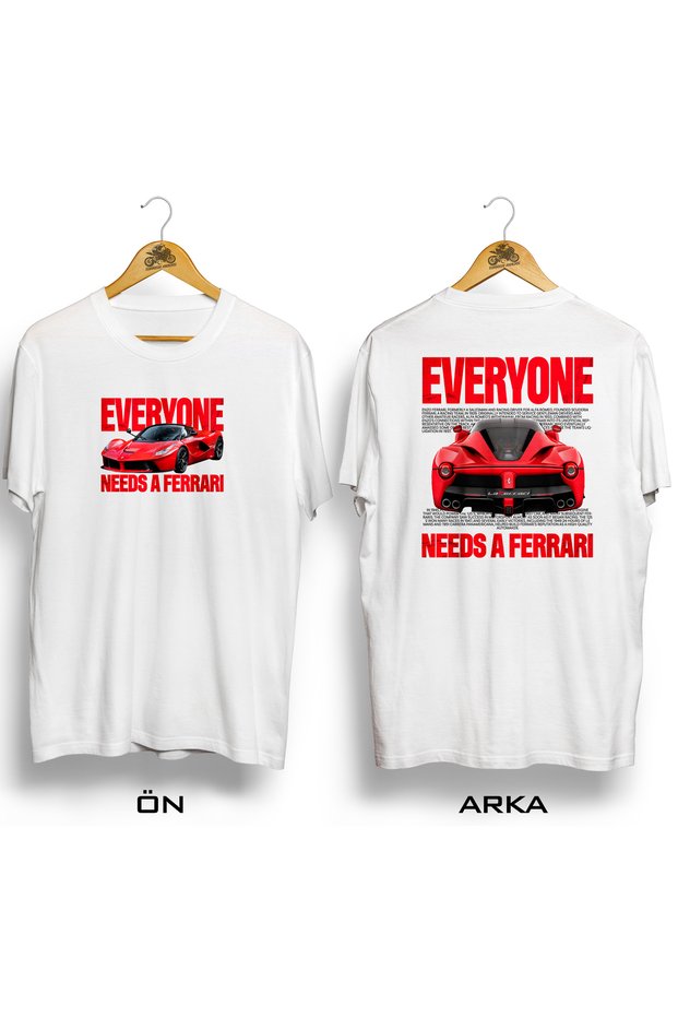 Everyone Needs a Ferrari / 100% Cotton 24/1 Fabric Tshirt