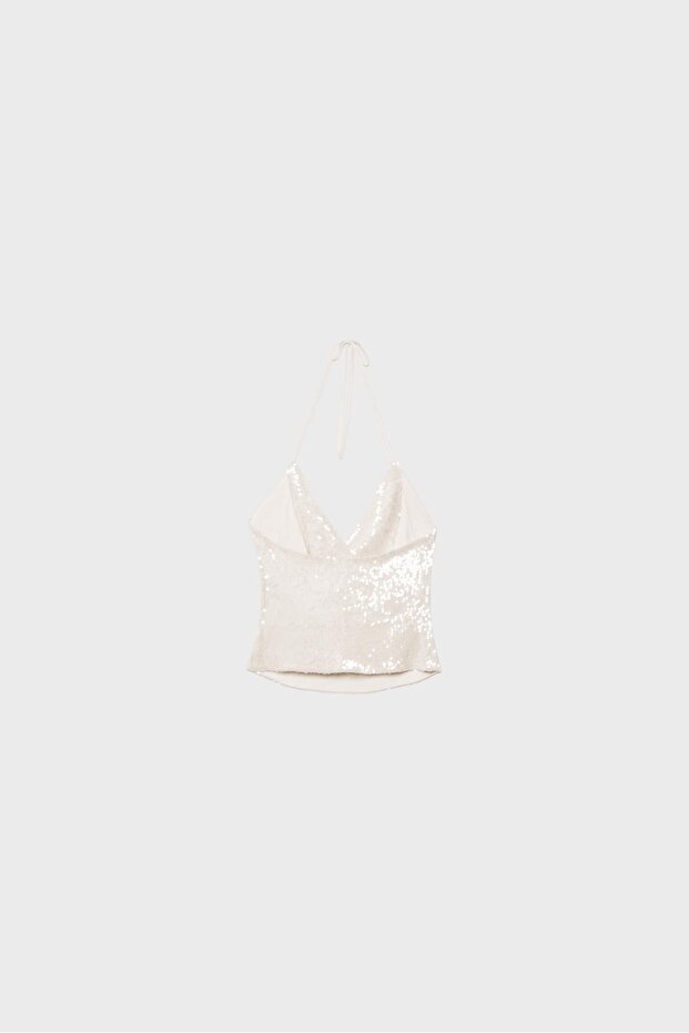 Pullu halter top - 7