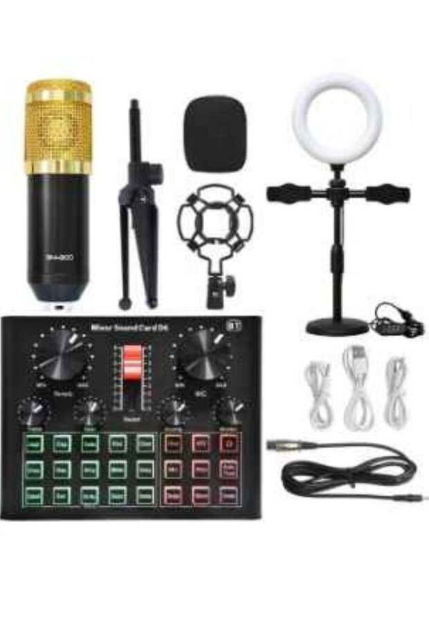 D6 Sound Card Mobile Phone Computer Recording Anchor Live Singing Song Artifact