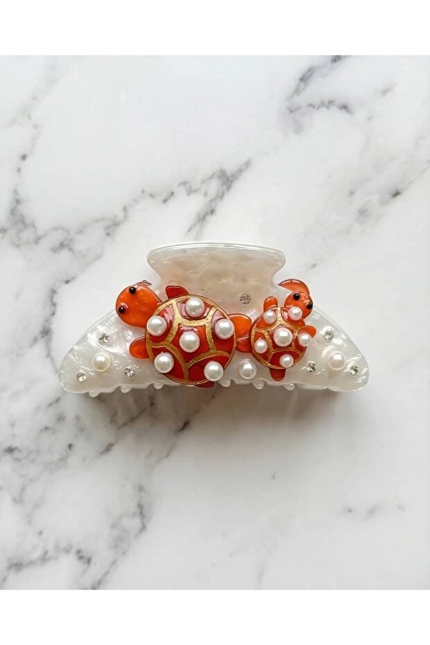 Caret Pearl Turtle Acrylic Latch Buckle