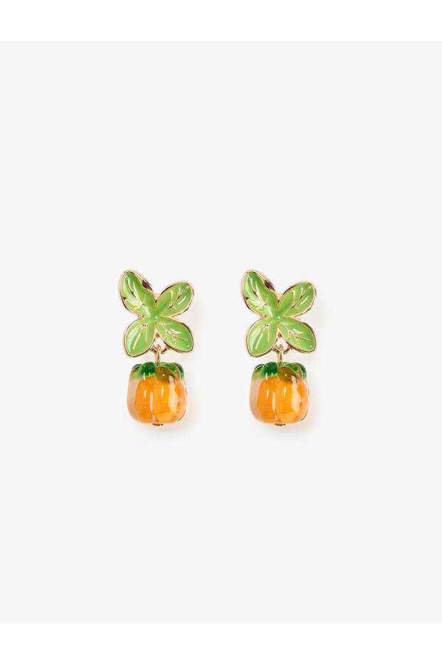 Multicolored Dangle Fruit Earrings