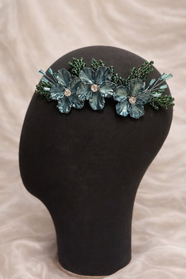 Emerald Green Bridal Hair Accessory Bridal Crown