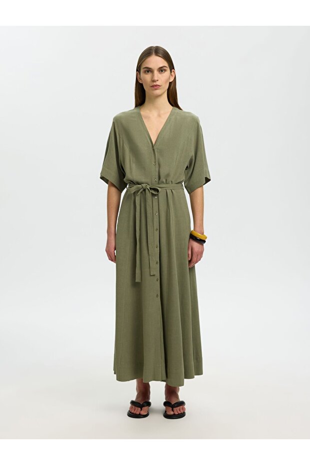 Maxikleid Viskosemix - 1