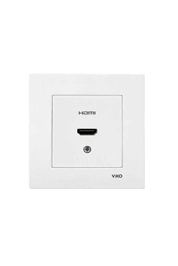 موصل أبيض (بدون إطار) لاتصال HDMI من نوع Karre/Meridian 90967Z68