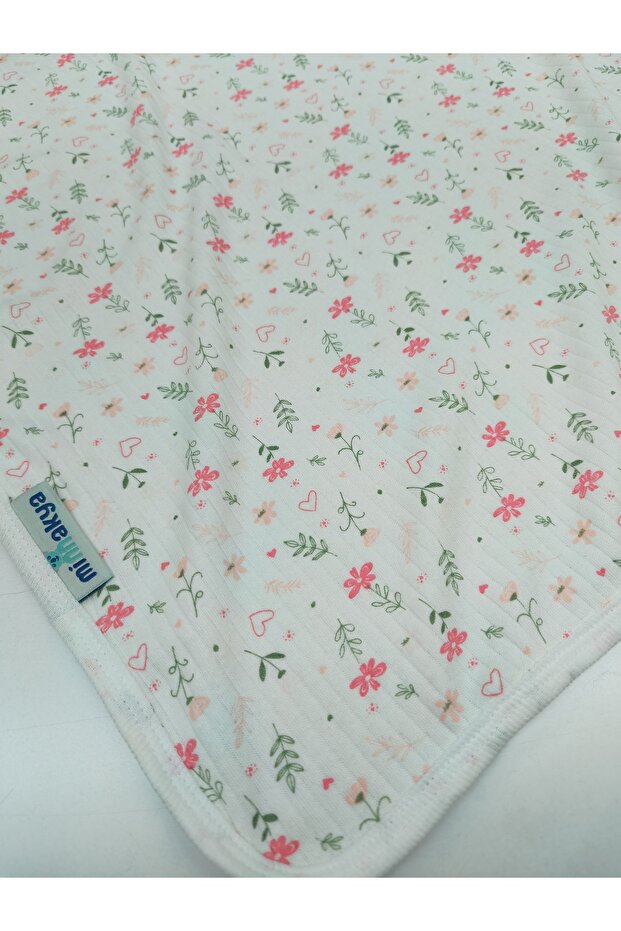 Newborn Baby Blanket Cotton Single-Layer Ribbed Combed Cotton Stroller Cover 80*90