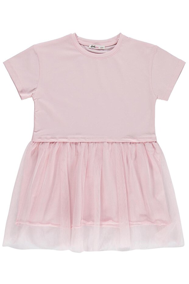 Tulle Dress for 6-9 Years - Powder