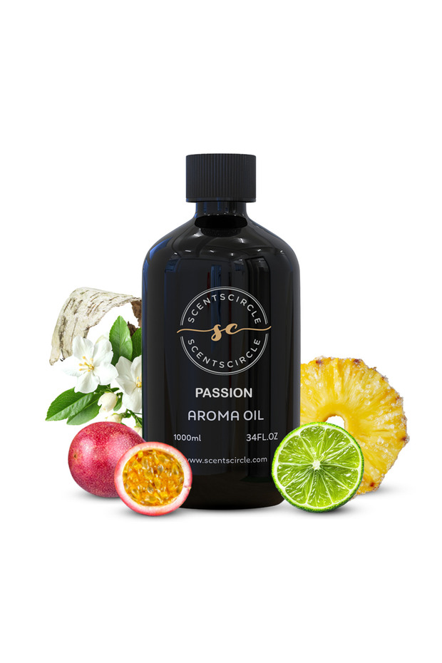 Passion Aroma Diffuser Oil 1000ml | Sensual Citrus Fragrance Oil with Lime & Mandarin