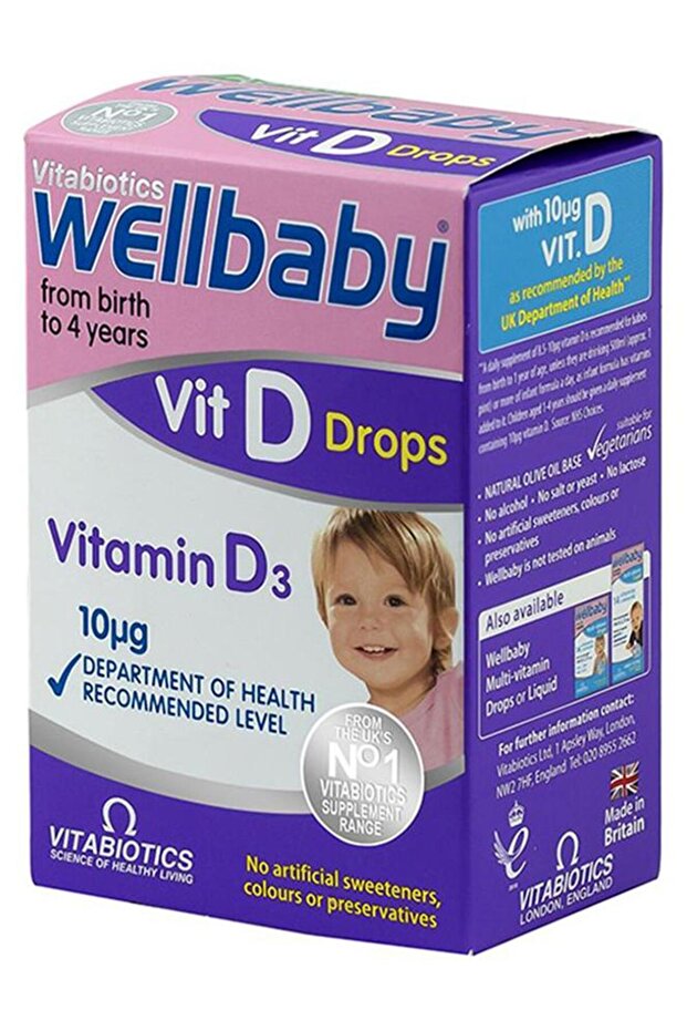 Wellbaby Vitamin D3 Drops 30 Ml