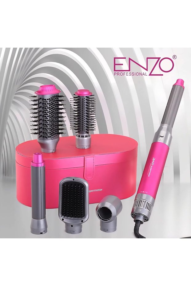 EN-4133-4 6-in-1 Hair Dryer Brush & Multi Styler – Ionic Hot Air Blow Dryer, Hair Straightener