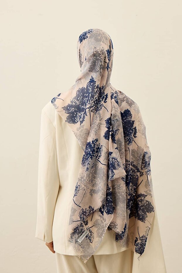 Leaf Pattern Aya Series Shawl - 3