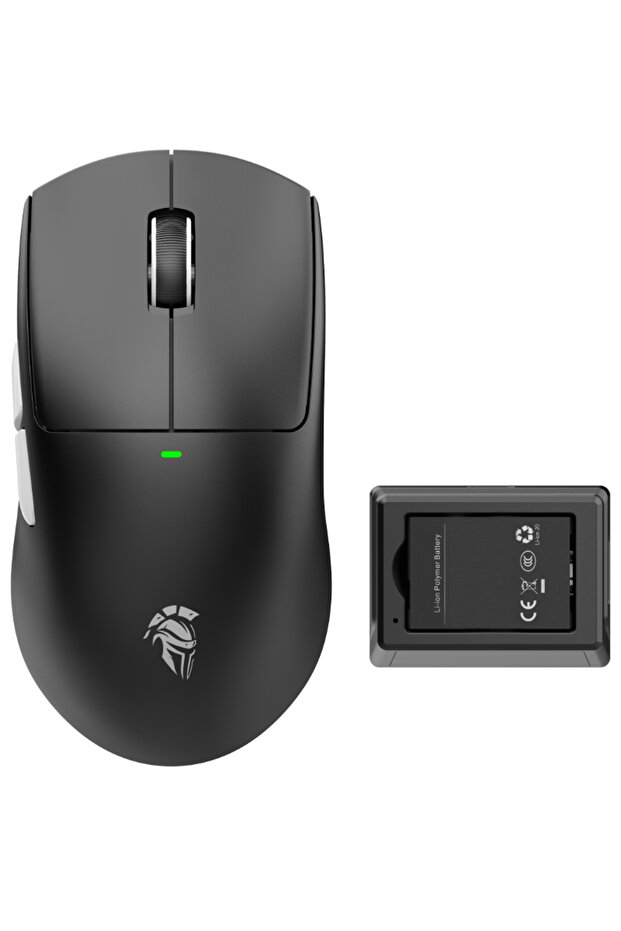 Hydra Pro 38.000 Dpi PAW 3395 Değiştirilebilir Batarya & PTFE Gaming Mouse (2.4Ghz + BT + Type-C)