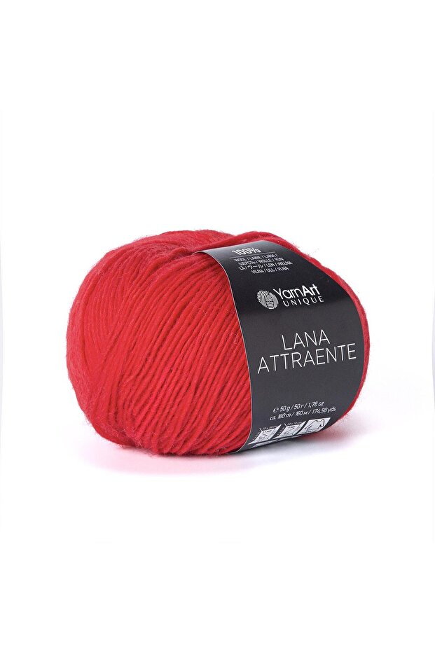 Lana Attraente - Knitting Yarn Red-6625