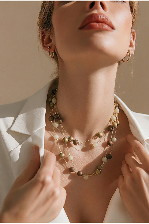 Bead Detailed Necklace