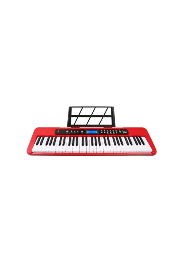 A828 Touch Response 61 Keys Beginner Keyboard Functional Electronic Keyboard Model: A828 Red