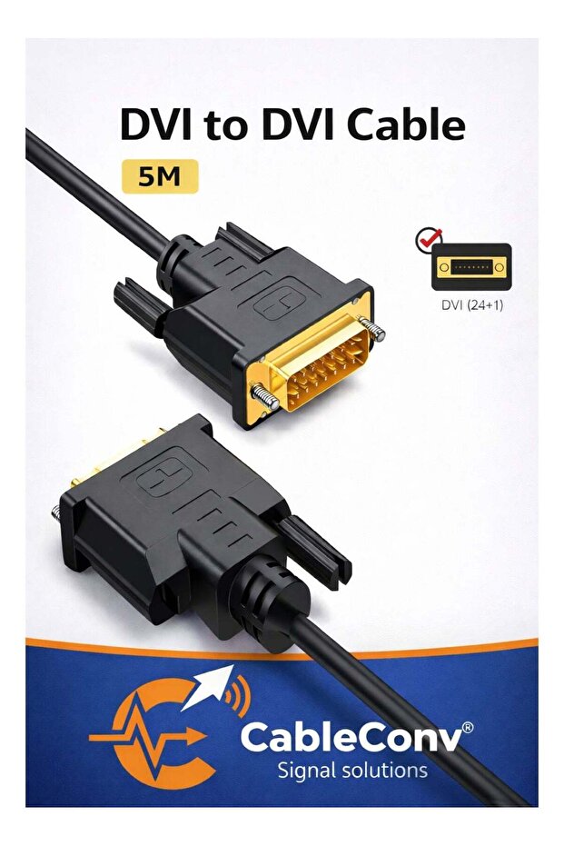 CABLE CONV DVI to DVI Cable 5M - 1