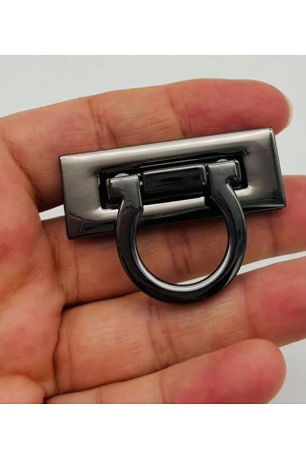 4.5X3 cm Smoked Color Bag Lock with Ring