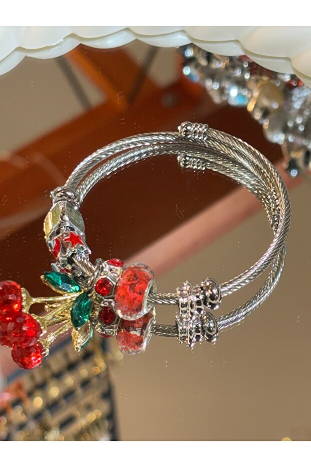 Cherry Charm Bracelet - 4