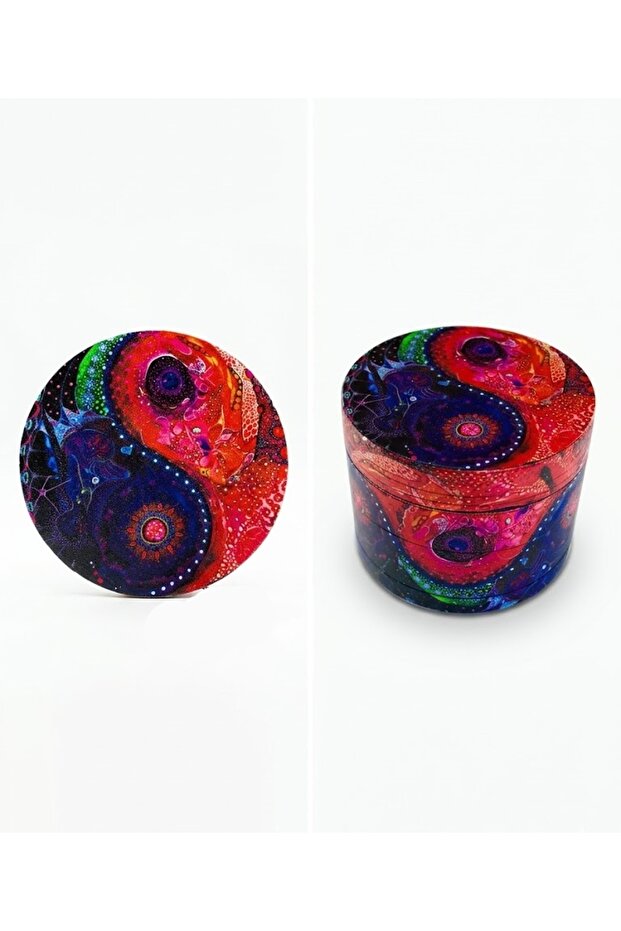 Limited Edition 50mm Grinder Spice Grinder Mill Thick Metal with Pollen Tray 4-Layer Bg-69