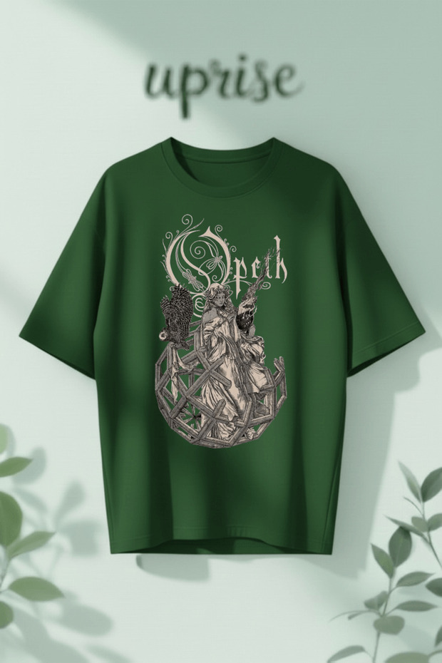 Opeth Printed Cotton Oversize T-Shirt