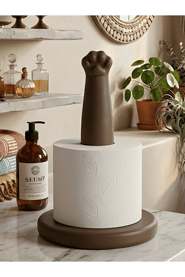 Brown Pati Toilet Paper Holder | Decorative Toilet Paper Holder | Bathroom Accessory