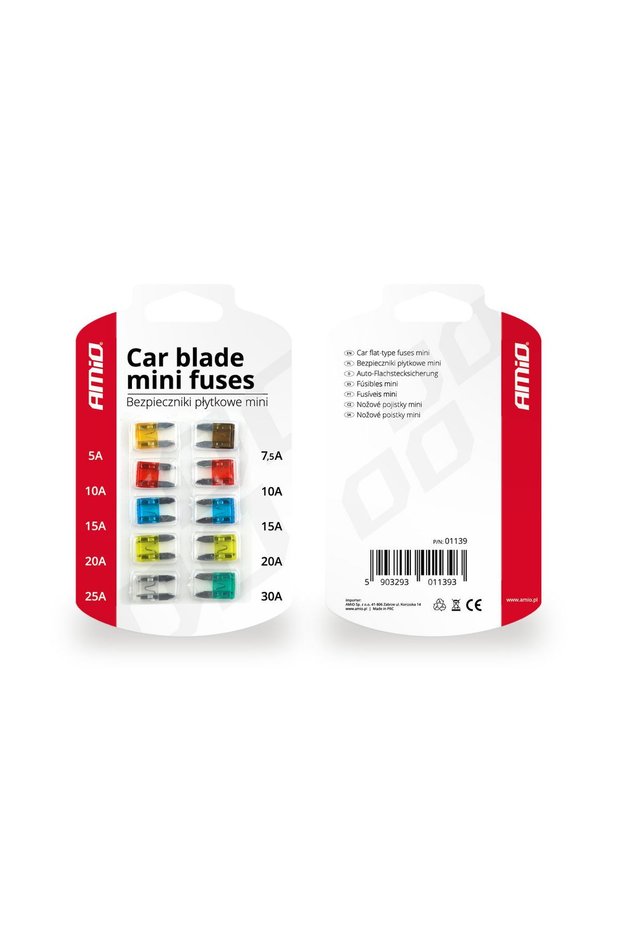 Siguranțe auto MINI (pachet de 10)