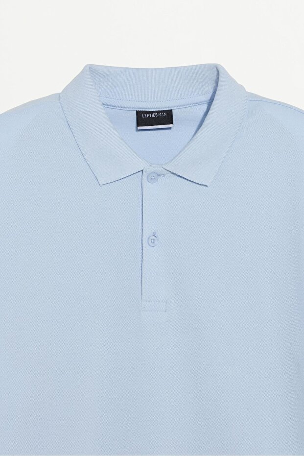 Basic polo yaka tişört - 7