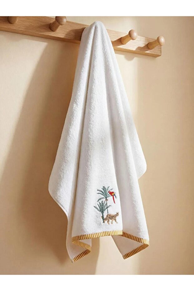 Embroidered Cotton Face Towel 50X80 cm (S6)