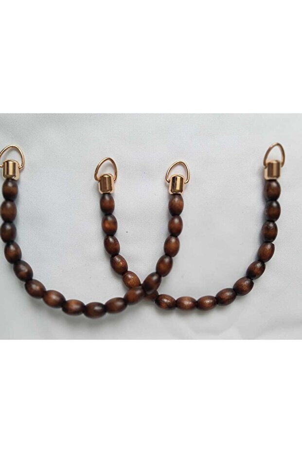 15 cm U Model Ends with Gold Metal Ring Bag Handle - Double