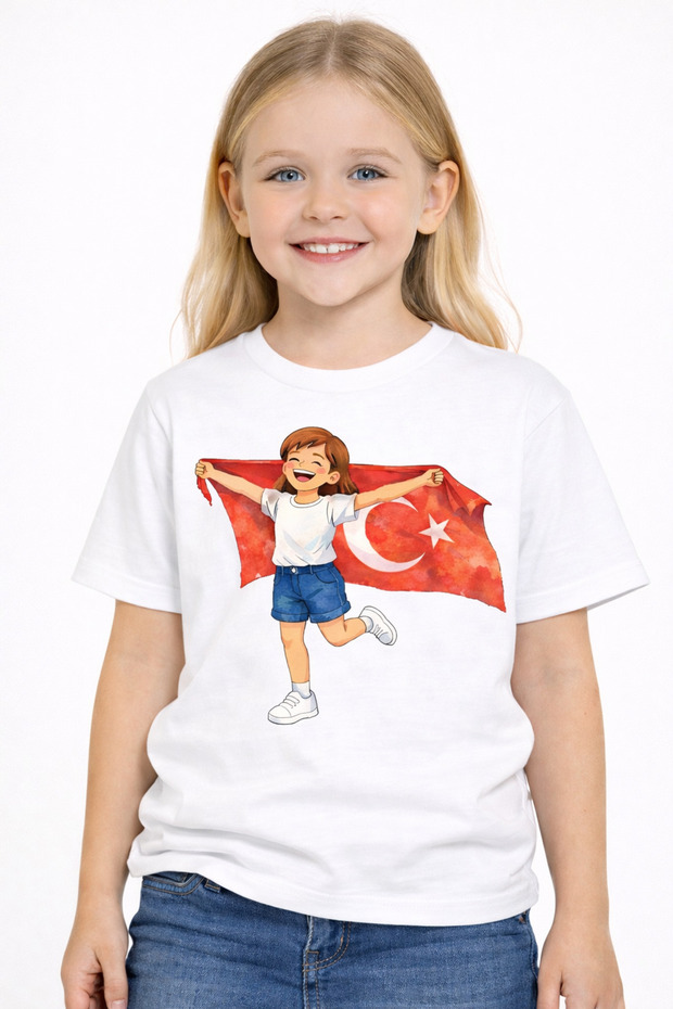 Children's T-Shirt April 23Rd Sovereignty and Children's Day T-Shirt Unisex 100% Cotton Printed Comfortable Fit