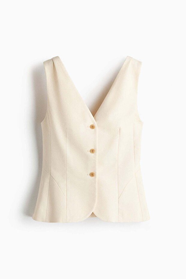 V-neck waistcoat