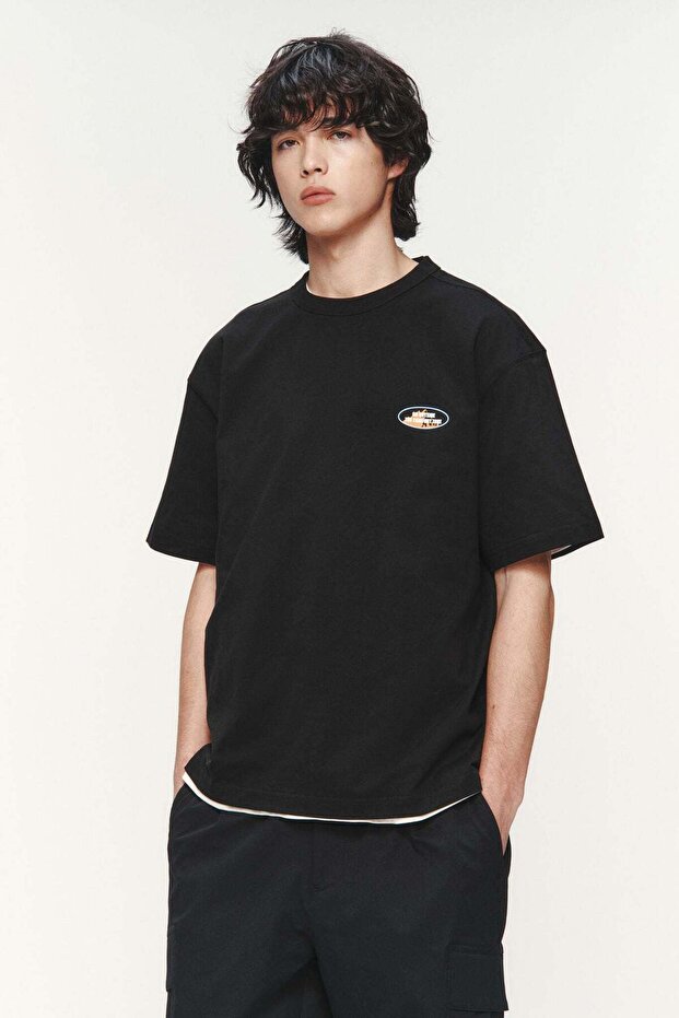 Loose Fit Printed Cotton T-shirt