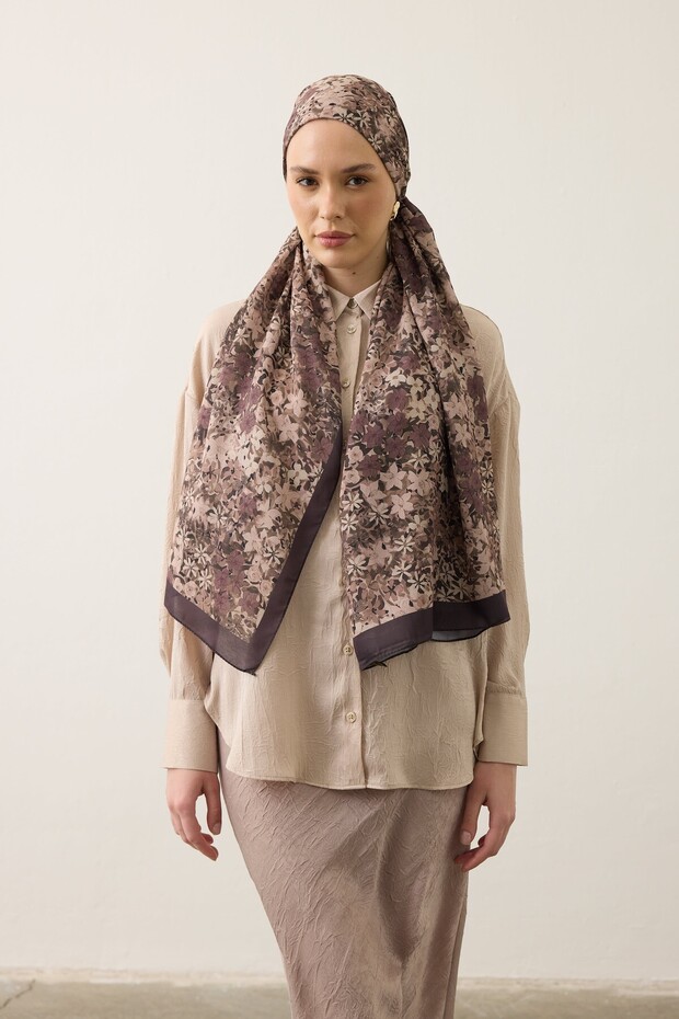 Soft Shawl 3071 Plum - 1