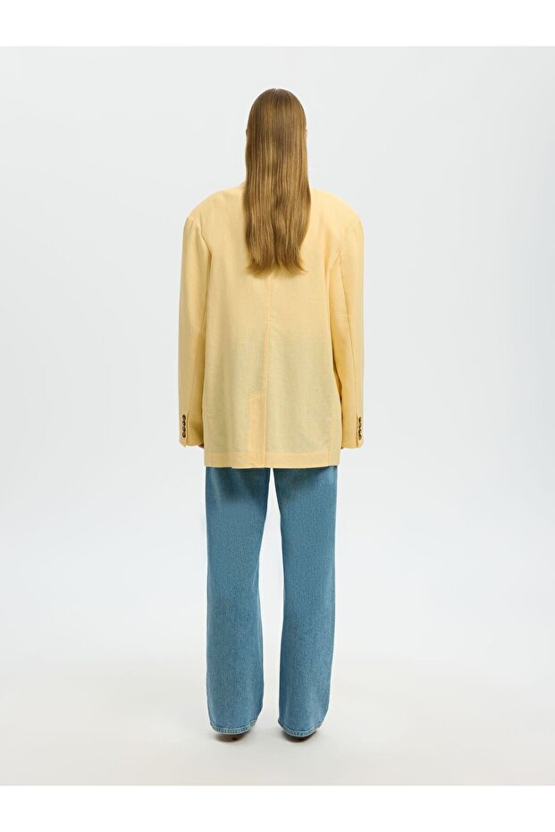 Blazer Leinenmix Oversized - 3