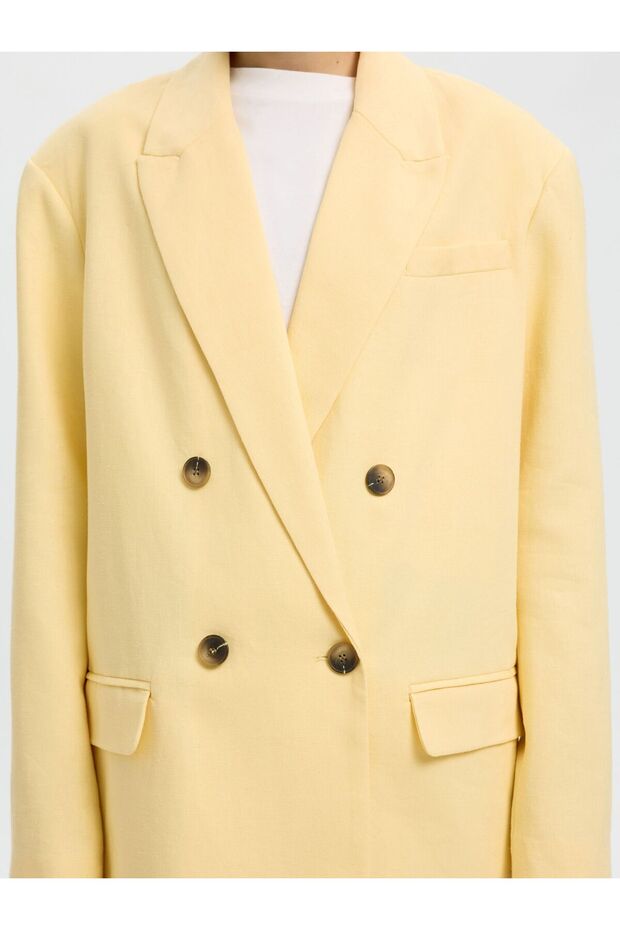 Blazer Leinenmix Oversized - 5
