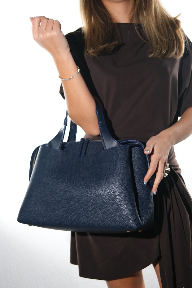 1206 Navy Blue Floter Women's Shoulder Bag