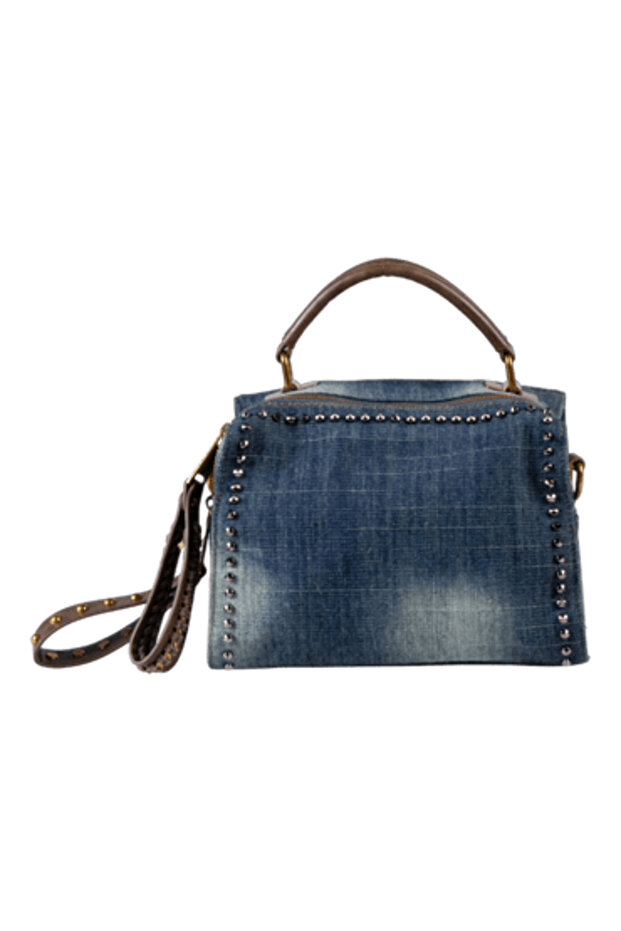 25Yg532 Women's Denim Hand and Shoulder Daily Use Bag