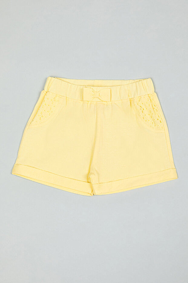 2 Pack Solid Shorts with Elastic Waist - 4