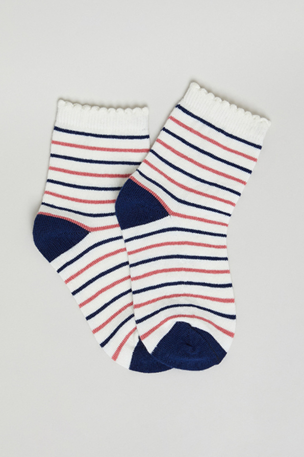3 Pack Patterned Ankle Socks - 3
