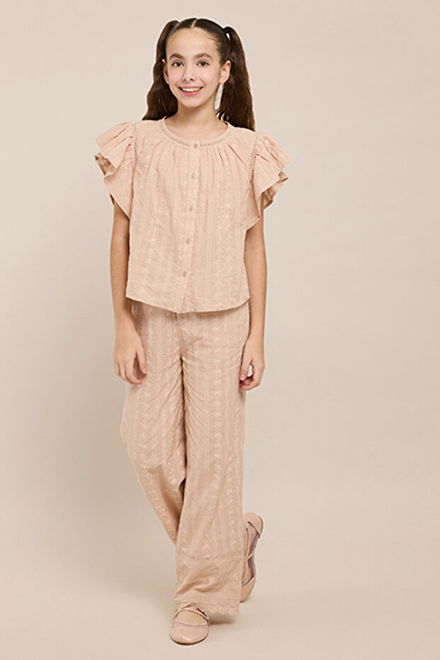 Self Patterned Clothing Set