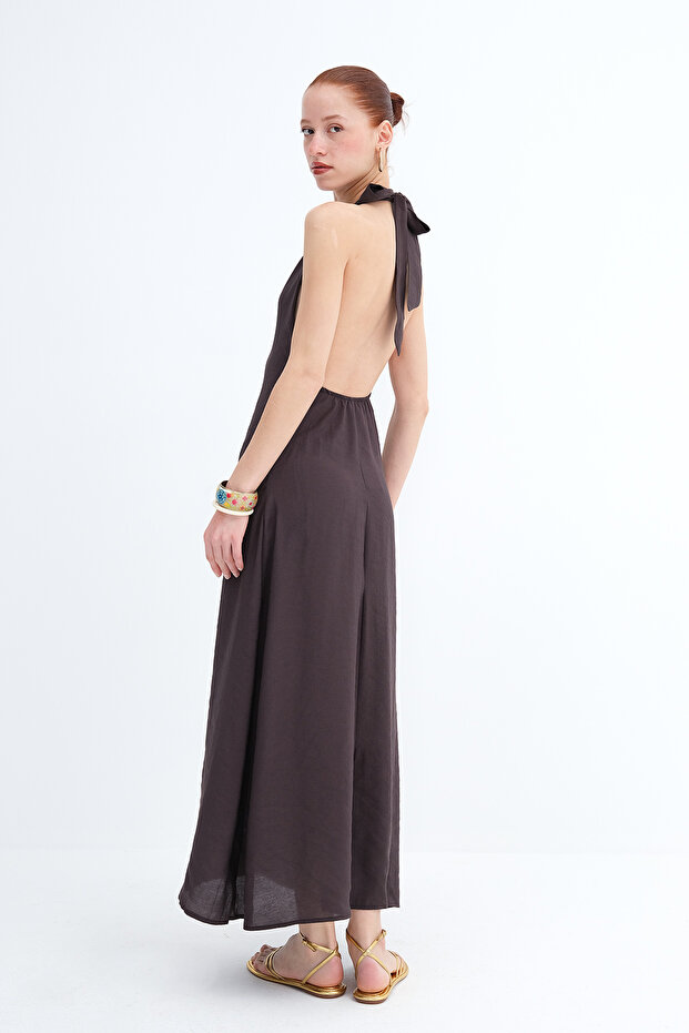 Φόρεμα Halter Modal E17526 - 7