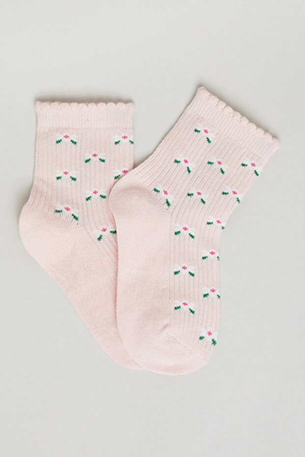 3 Pack Patterned Ankle Socks - 2