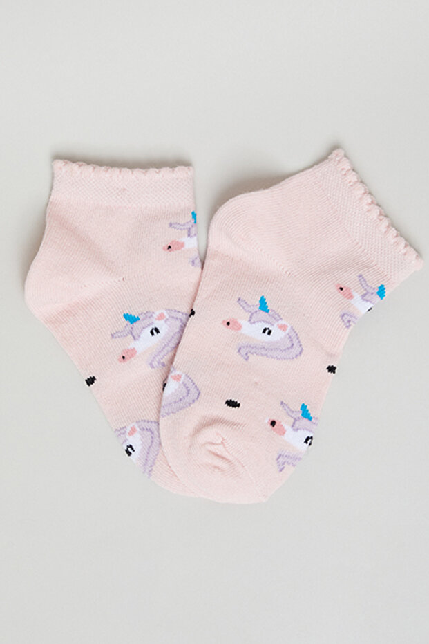 3 Pack Patterned Ankle Socks - 2