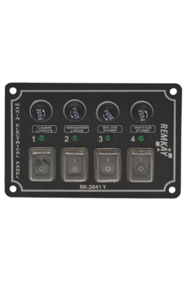 Tekne & Karavan 4lü Switch Sigorta Paneli