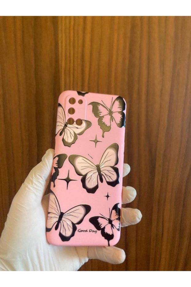 Oppo A52 Butterfly Printed Velvet Inside Silicone Phone Case
