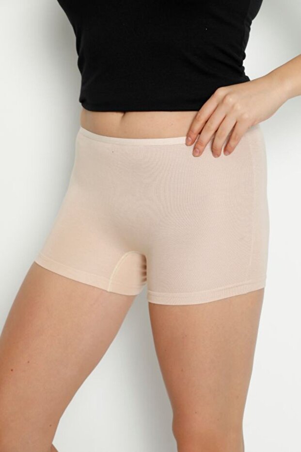 Women's Bamboo Non-Marking 5-Piece Boxer Shorts (with Socks as a Gift)