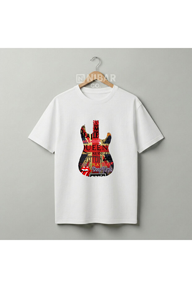 For Rock Lovers - Unisex 100% Cotton Premium Printed T-Shirt