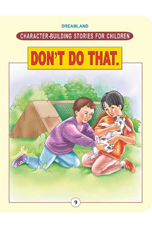 Character Building - Don't Do That.