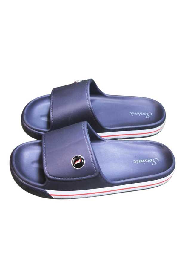 Unisex Eva Slippers Lightweight Flexible Wide Fit Scalloped Toe Non-Slip Sole Daily Eva Bathroom Beach Outdoor Comfortable Summer Slippers