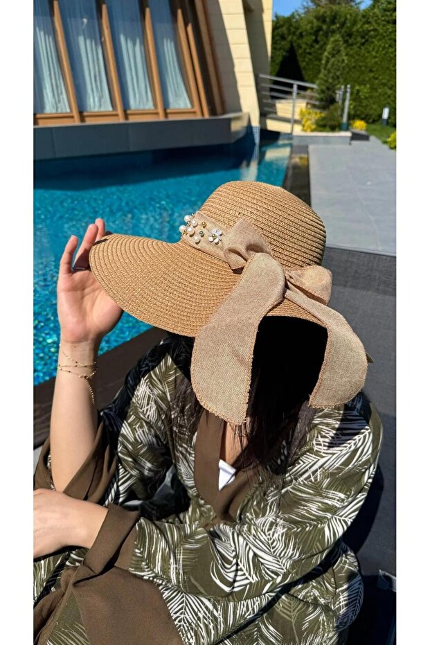 Wide Straw Hat - 2