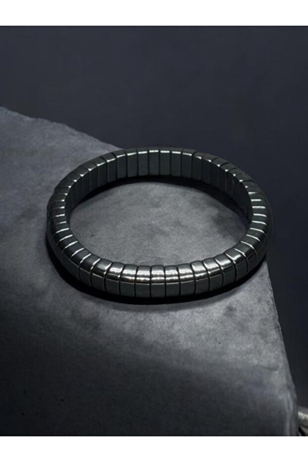 Certified Natural Hematite Stone Natural Stone Bracelet